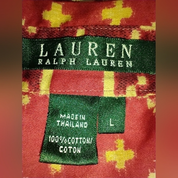 LAUREN PATTERNED COTTON BLOUSE - Picture 3 of 6